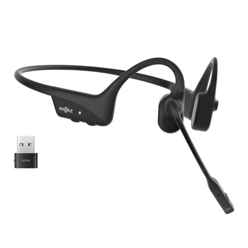 Shokz - OpenComm2 2025 UC Headset with and Dongle Options Electronics USB - A