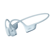 Shokz - OpenRun Pro 2 - Blue - Bluetooth Headset Noise Cancelling Mic Premium Bone Conduction - Dual Drivers Enhanced Bass - 3D Audio Water Resistant IP55 - 12Hr Battery Life Electronics