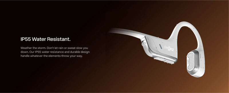 Shokz - OpenRun Pro 2 - Blue - Bluetooth Headset Noise Cancelling Mic Premium Bone Conduction - Dual Drivers Enhanced Bass - 3D Audio Water Resistant IP55 - 12Hr Battery Life Electronics