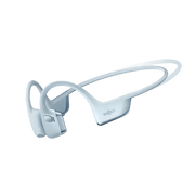 Shokz - OpenRun Pro 2 Mini - Blue - Bluetooth Headset Noise Cancelling Mic Premium Bone Conduction - Dual Drivers Enhanced Bass - 3D Audio Water Resistant IP55 - 12Hr Battery Life Electronics
