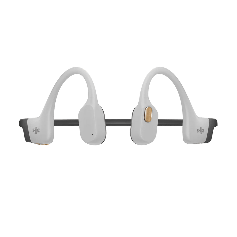 Shokz - OpenSwim Pro WHITE Bluetooth Headset & MP3 Dual Modes Bone Conduction IP68 Waterproof Dual Noise Reduction 9Hrs Battery Life Swimming Earplugs Included Electronics