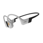 Shokz - OpenSwim Pro WHITE Bluetooth Headset & MP3 Dual Modes Bone Conduction IP68 Waterproof Dual Noise Reduction 9Hrs Battery Life Swimming Earplugs Included Electronics
