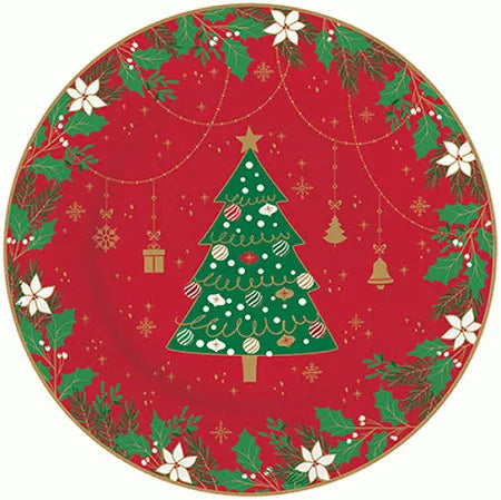 Easy Life - JINGLE BELLS - Dessert Plate -  Set of 4 | 19 cm / 7.5 in