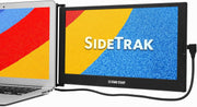 SideTrak - Slide Portable Monitor 12.5 in | PC / MAC / Chrome - Black Electronics