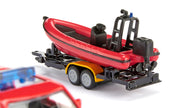 Siku - LAND ROVER DEFENDER WITH BOAT Games & Toys