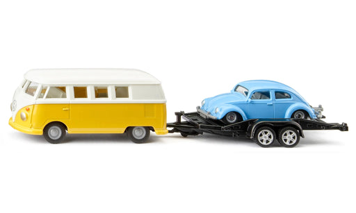 Siku - VW T1 WITH TRAILER AND VW BEETLE Games & Toys