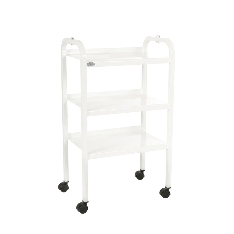 Silhouet - Tone - Round Metal Trolley ML 100 With 3 Shelves Business & Industrial