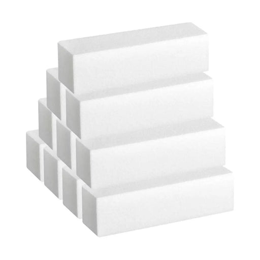Silk B - White Buffers 120/120 Pack Of 10 Beauty & Personal Care