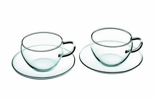 Simax - Eva Cup & Saucer 250 ml x4 Home & Kitchen