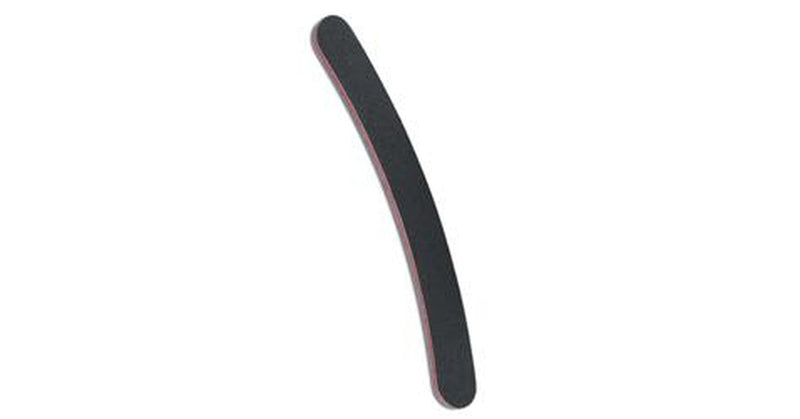 Silkline - DP-7C Hygienic boomerang zebra file (100/180 grit) - Curved - Single