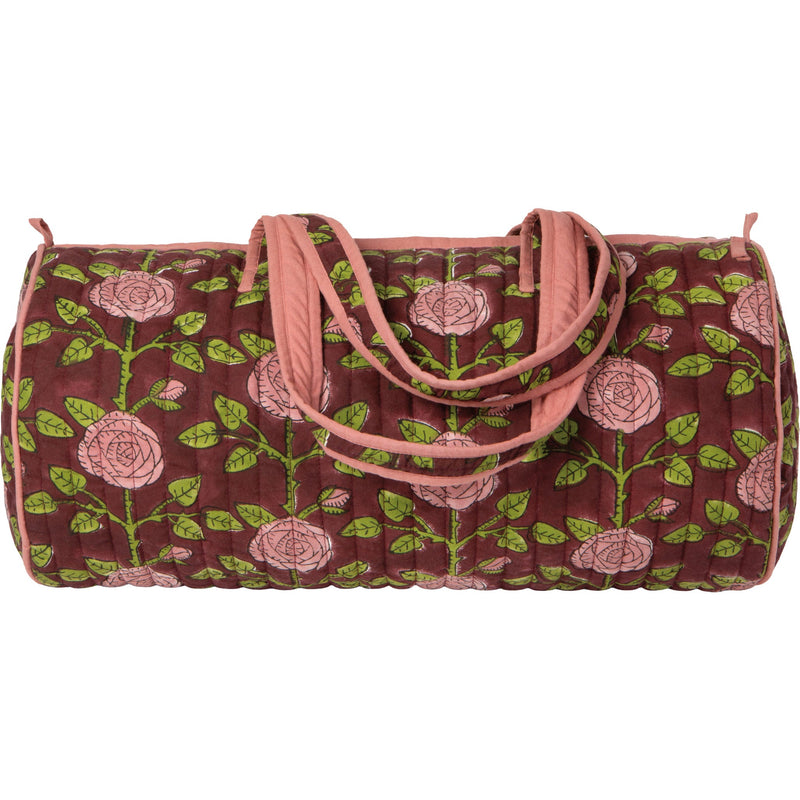 Danica Studio - Rose Briar Block Print Weekender Bag