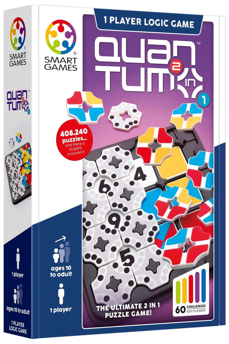 Smart Games - QUANTUM - 2 IN 1 PUZZLE Toys & Games