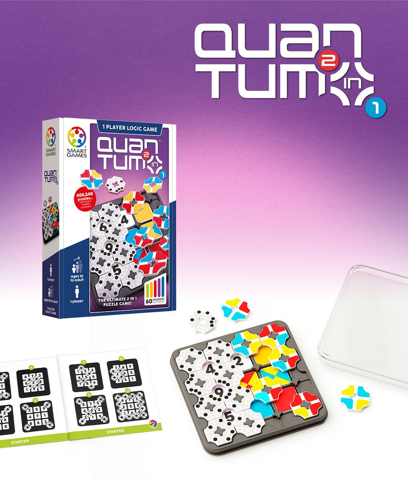Smart Games - QUANTUM - 2 IN 1 PUZZLE Toys & Games