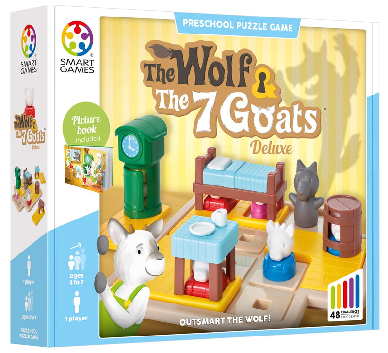 Smart Games - THE WOLF & THE 7 GOATS Games & Toys