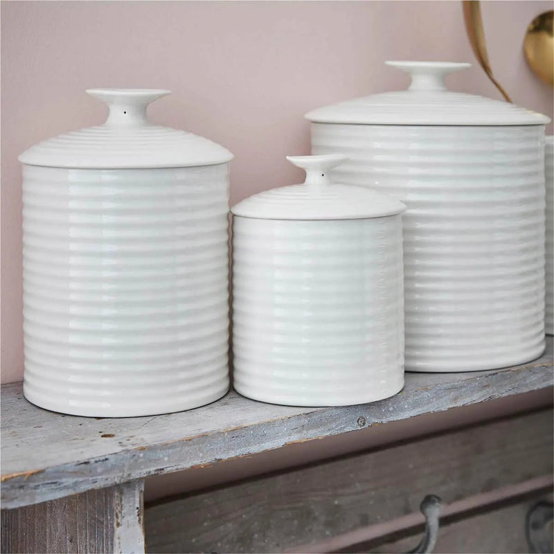 Sophie Conran - White - Large Canister | 6.25 in / 80 oz Home & Kitchen