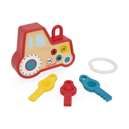 Janod - TRACTOR KEY RING - THE FARM