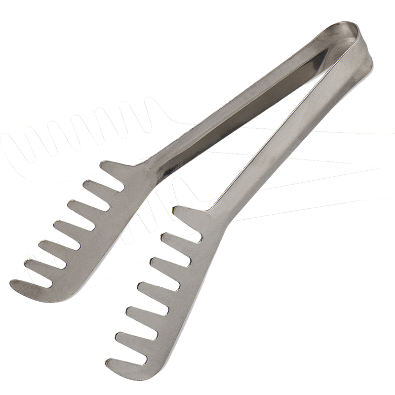 Browne - Spaghetti Tongs - 7.5" / 19.1 cm - Spring Steel - 0.6 mm
