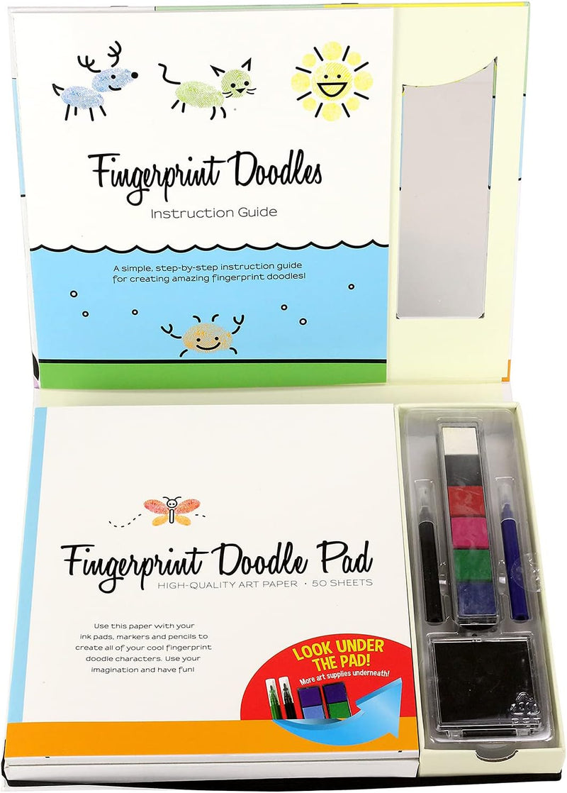 SpiceBox - IMAGINE IT FINGERPRINT DOODLES - FRENCH Toys & Games