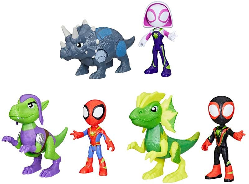 Hasbro - SPIDEY & FRIENDS - HERO DINO WEBS FIG