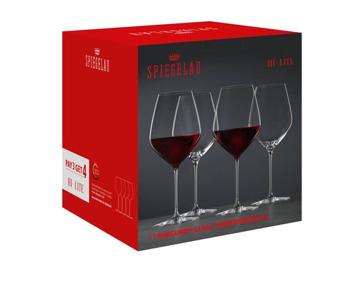 Spiegelau - HI - LITE - HI - LITE BURGUNDY S/4 Home & Kitchen