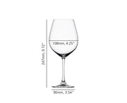 Spiegelau - SALUTE - Burgundy Glass (Set of 4) | 843 mL / 28.5 oz Home & Kitchen