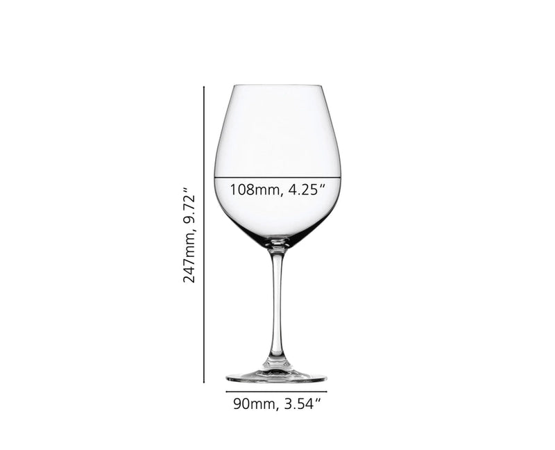 Spiegelau - SALUTE - Burgundy Glass (Set of 4) | 843 mL / 28.5 oz Home & Kitchen