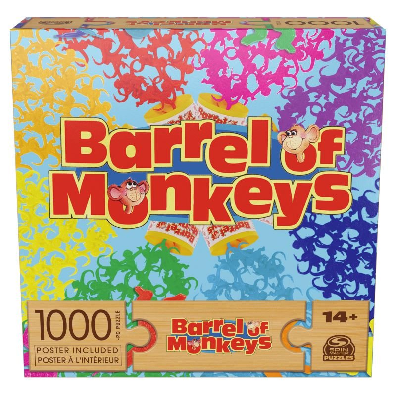 Spin Master - 1000pc Retro Milton Bradley Puzzle Toys & Games