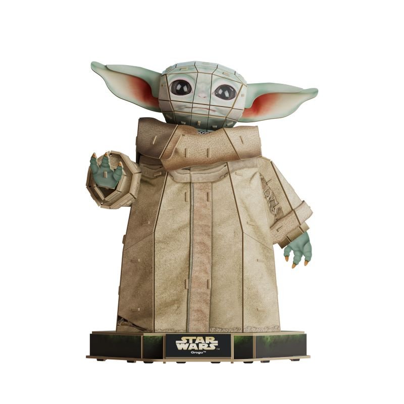 Spin Master - 4D Puzzle Star Wars Medium Puzzle Grogu Toys & Games