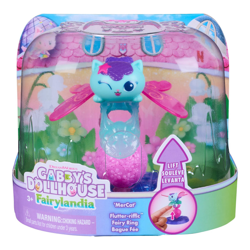 Spin Master - Gabby's Dollhouse Fairylandia Flutter - riffic Fairy Ring Toys & Games