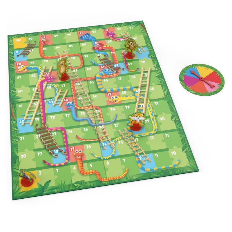 Spin Master - Kids Classic Snakes n Ladders Toys & Games