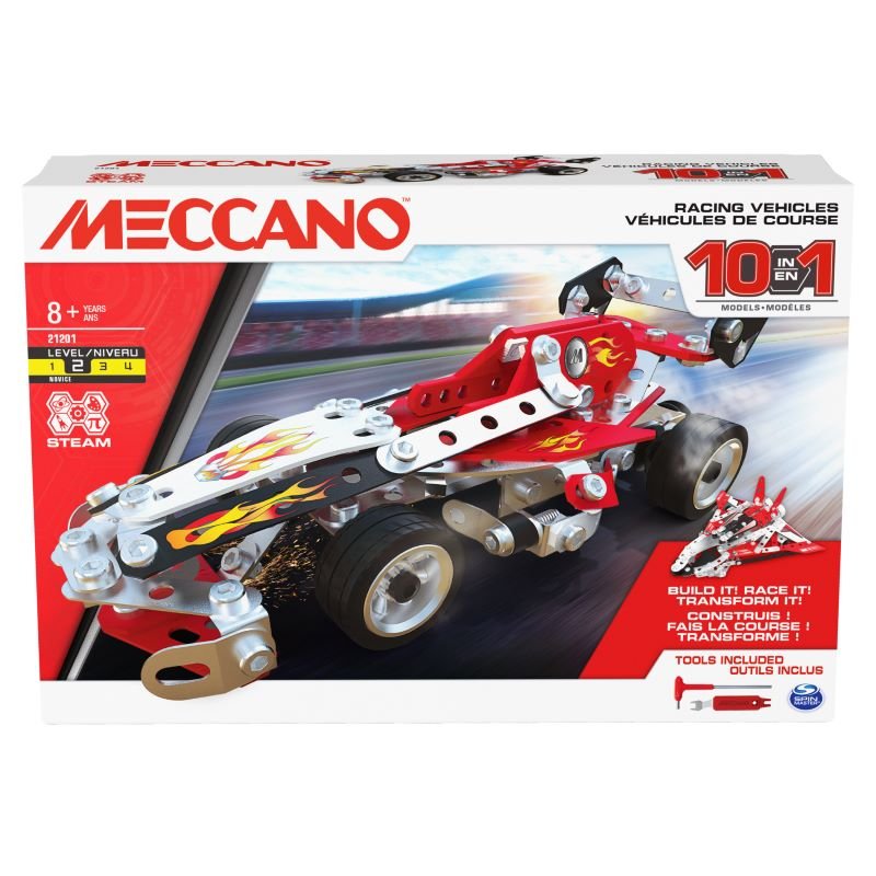 Spin Master - Mecano 10 Set Multi Model Race Car Toys & Games