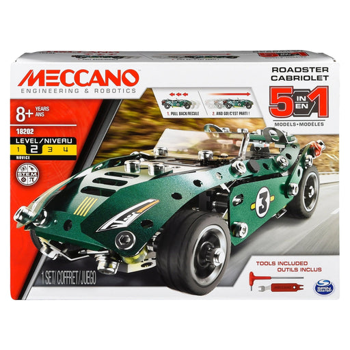 Spin Master - Mecano 5 Model Set Pull Back Car Toys & Games