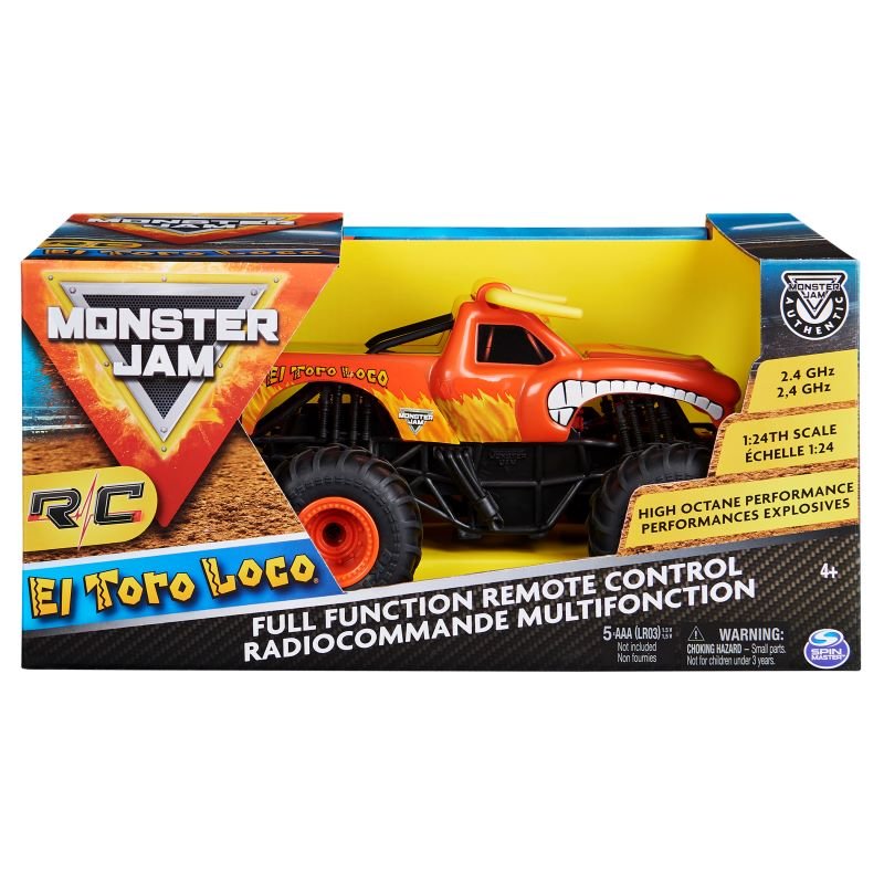Spin Master - Monster Jam RC 1:24 El Toro Loco Toys & Games