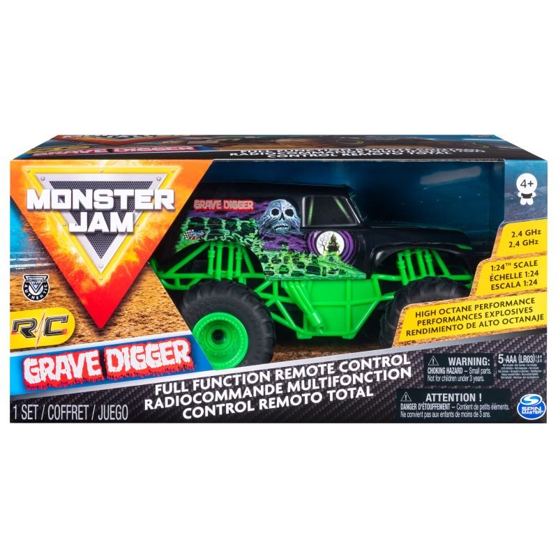 Spin Master - Monster Jam RC 1:24 Grave Digger Toys & Games