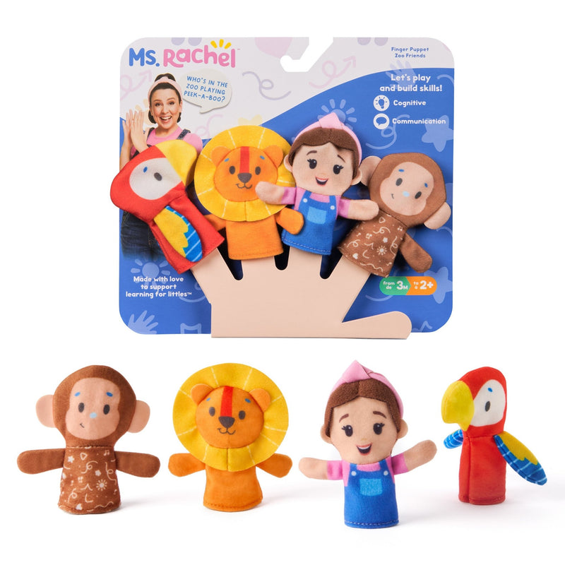 Spin Master - Ms Rachel Zoo Song Finger Puppet Set Toys & Games