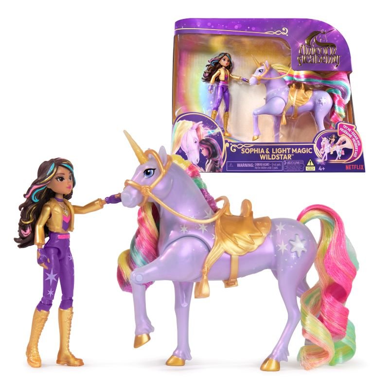 Spin Master - Unicorn Academy Small Light Up Wild Star Toys & Games