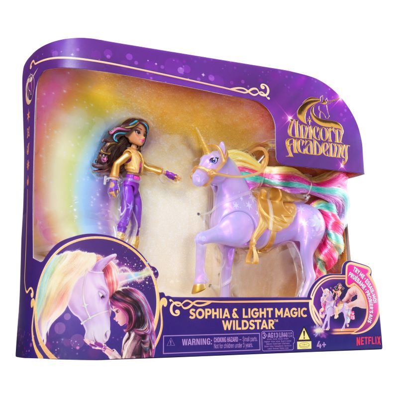 Spin Master - Unicorn Academy Small Light Up Wild Star Toys & Games