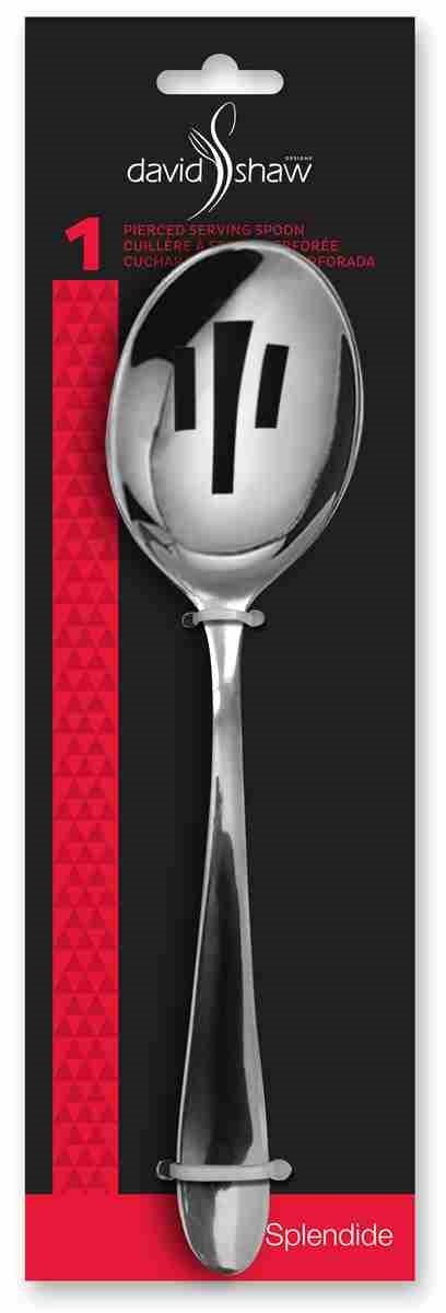 Splendide - ALPIA - Pierced Serving Spoon - 25 cm | 9.75 Home & Kitchen
