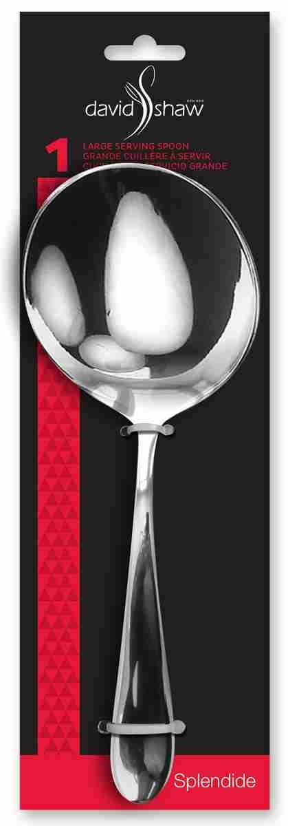 Splendide - ALPIA - Round Serving Spoon - 24 cm | 9.5 Home & Kitchen