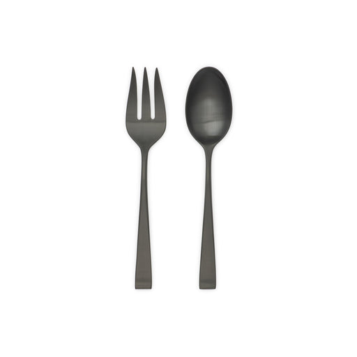 Splendide - Concerto Matte Black 2PC Serve Set Home & Kitchen