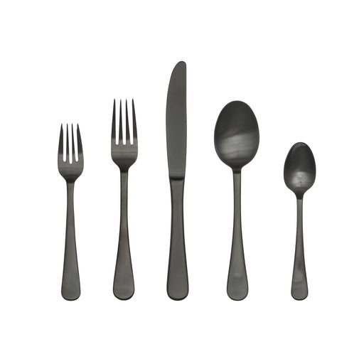 Splendide - Country Matte Black 20PC Set Home & Kitchen