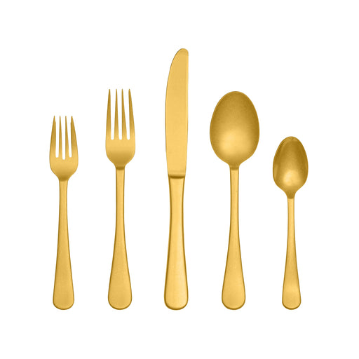 Splendide - Country Matte Gold 20PC Set Home & Kitchen