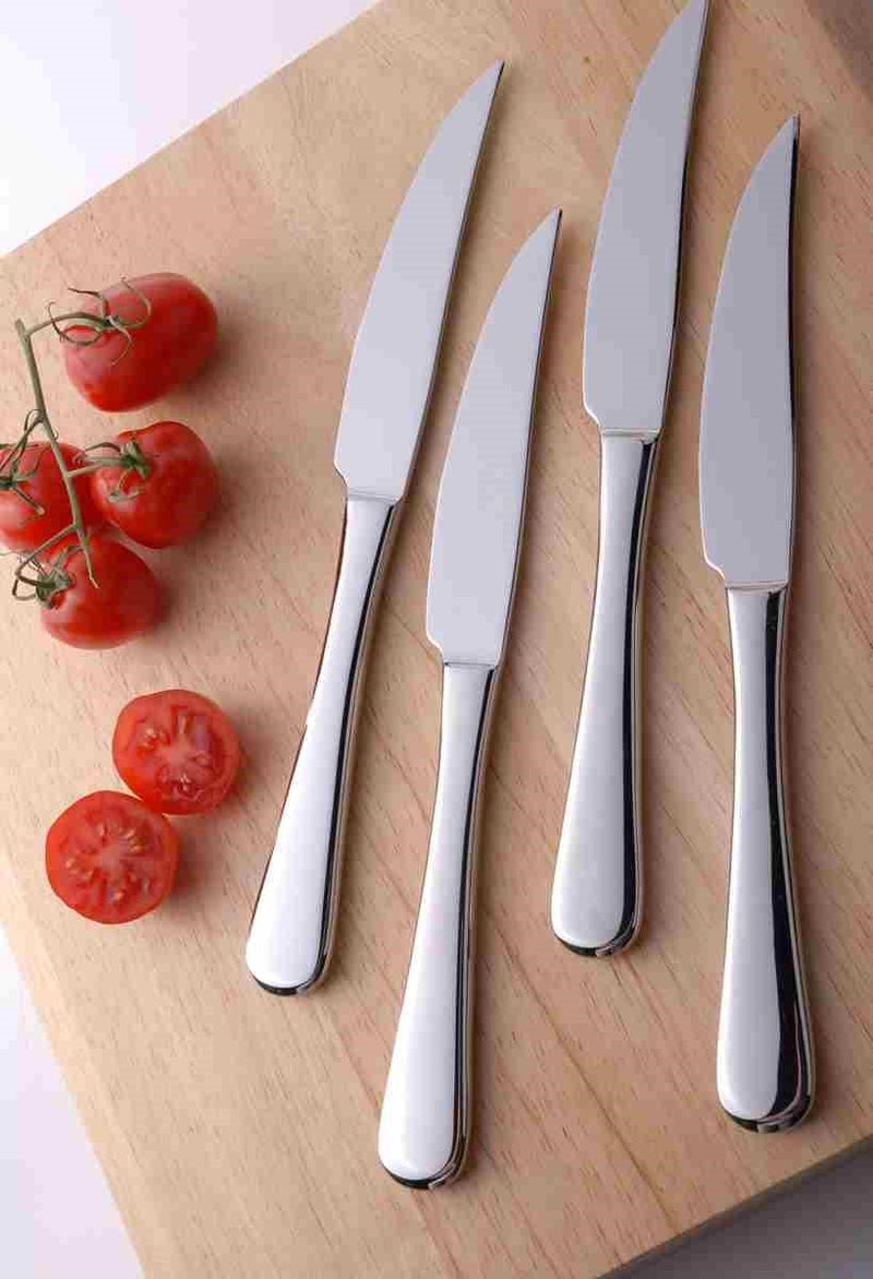 Splendide - COUNTRY Steak Knives (Set of 4) MIRROR Home & Kitchen
