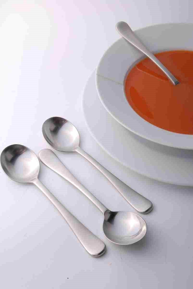 Splendide - COUNTRYSoup Spoons (Set of 4) MIRROR Home & Kitchen