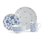 SPODE - 16PC SET BLUE INDIGO Home & Kitchen