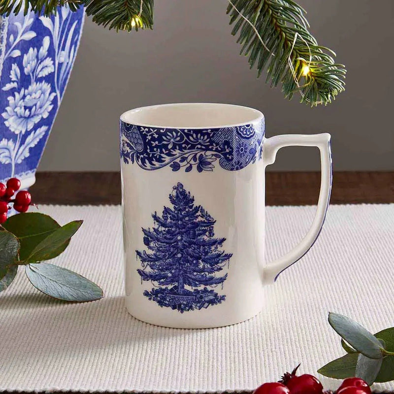 Spode - Blue Italian Christmas - Mug | 12 oz Home & Kitchen