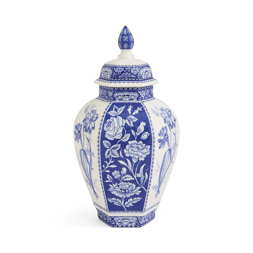 Spode - Blue Italian - Ginger Jar 15.5 Floral Home & Kitchen