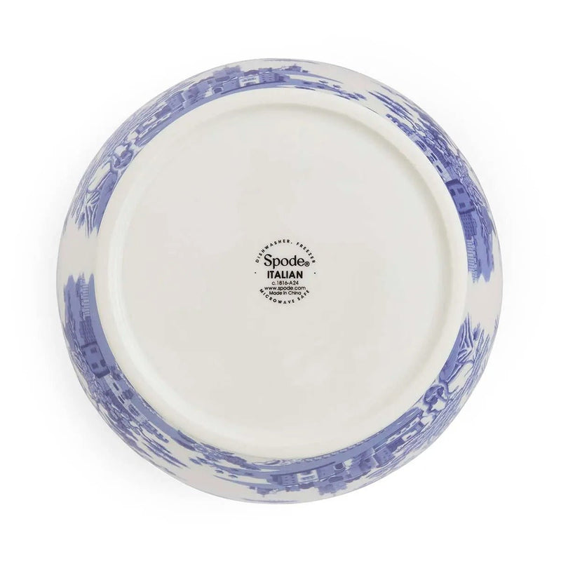 Spode - Blue Italian - Gothic Castle Vase | 14 in Home & Kitchen