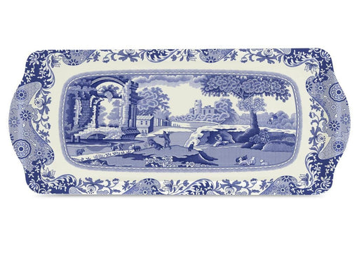 Spode - Blue Italian - Melamine Sandwich Tray | 15 x 6.5 in Home & Kitchen