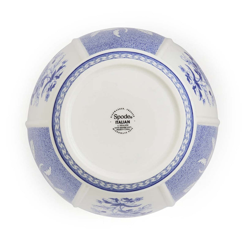 Spode - Blue Italian - Panel Vase 10 British Flowers Home & Kitchen